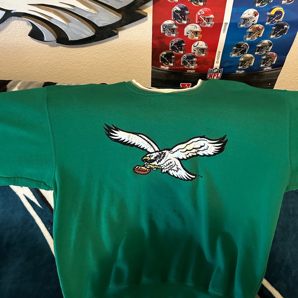 Philadelphia Eagles vintage sweater Sz XL